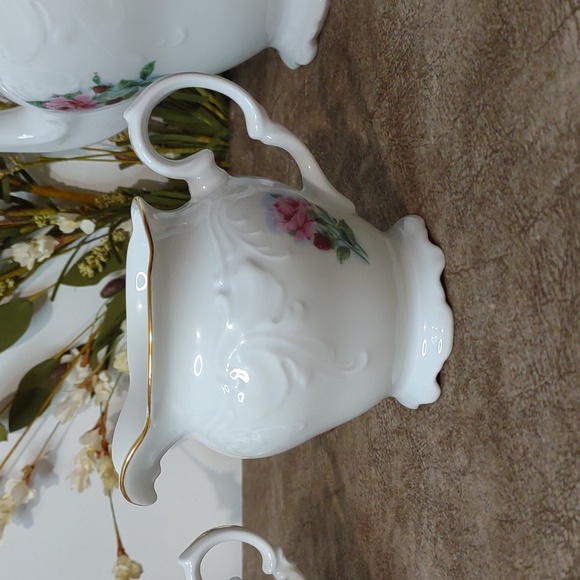 Vintage  Royal Vienna Poland Large Tea Pot and Cream and Sugar Set - Picture 17 of 17